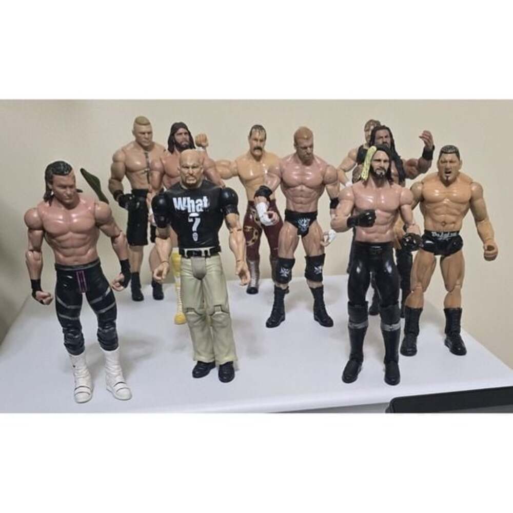 WWE Wrestling Action figures Basic lot of 10
